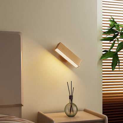 Obrotowa lampa ścienna LED 360° bezprzewodowa