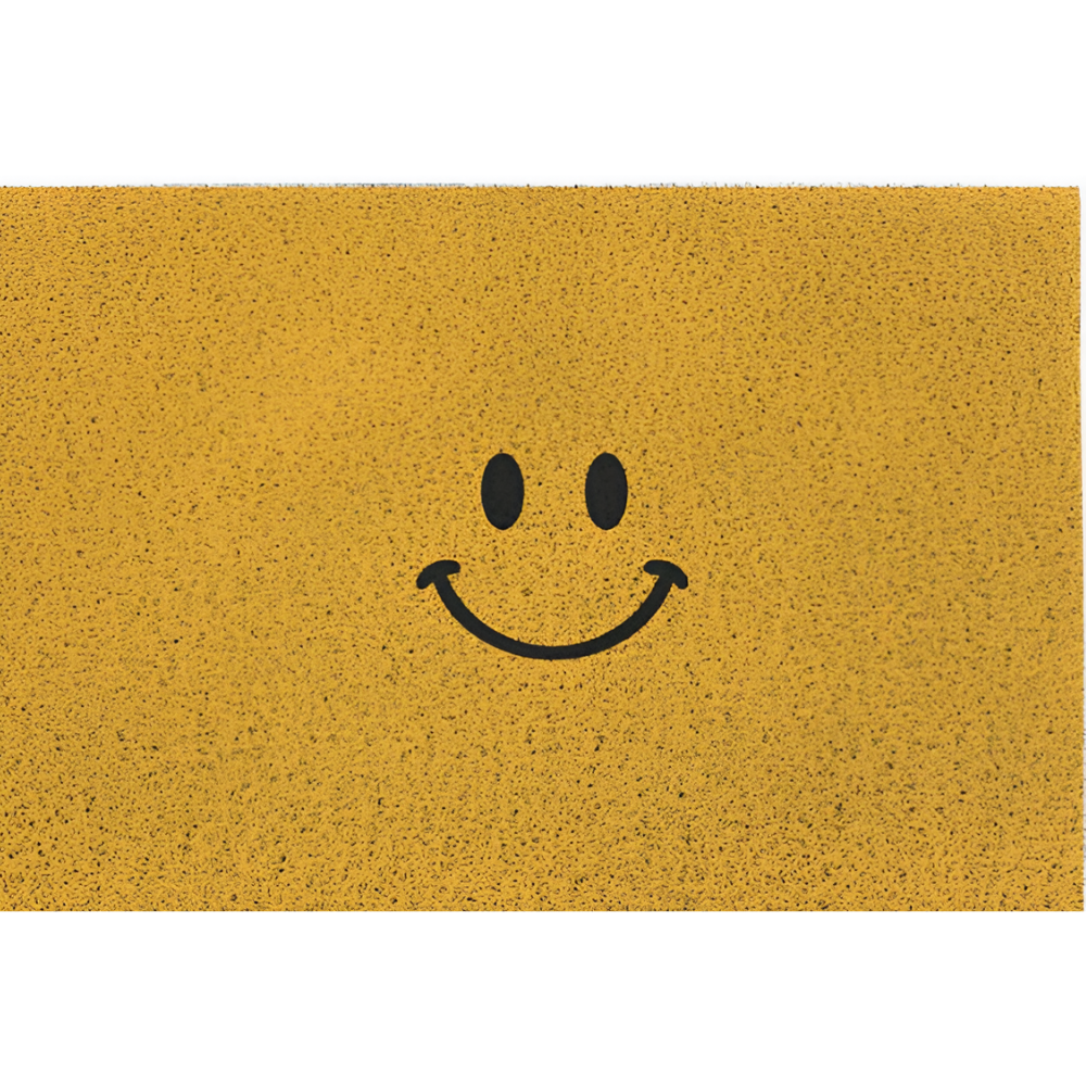 Antypoślizgowa wycieraczka PVC ze smiley 40 × 60 cm