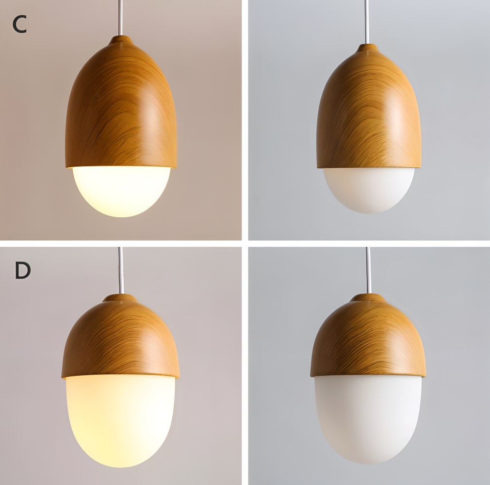 Lampa wisząca vintage z matowym szklanym kloszem