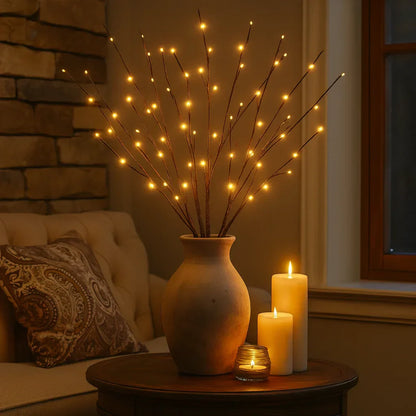 Dekoracyjne gałązki LED 68 cm z ciepłym światłem 120 LED