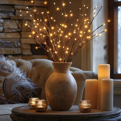 Dekoracyjne gałązki LED 68 cm z ciepłym światłem 120 LED