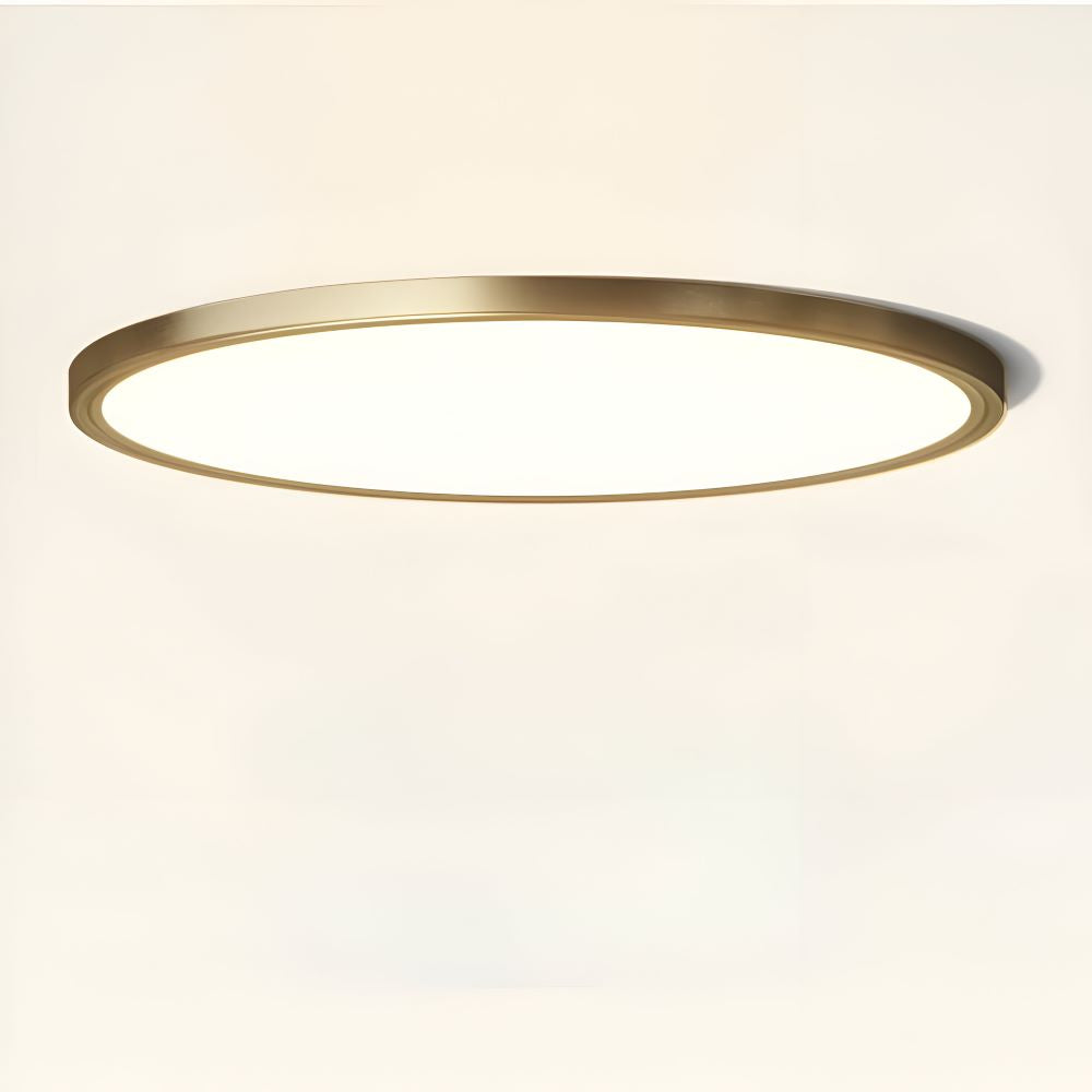 Ultracienka okrągła lampa sufitowa LED do salonu