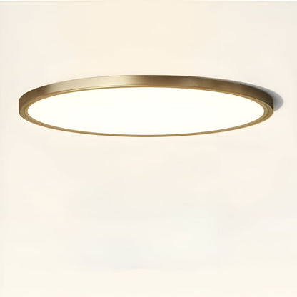 Ultracienka okrągła lampa sufitowa LED do salonu