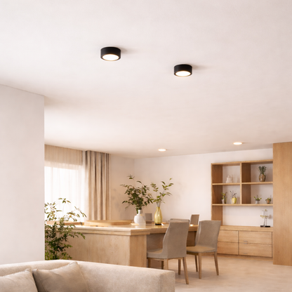 Lampa sufitowa LED okrągła ultra slim aluminiowa