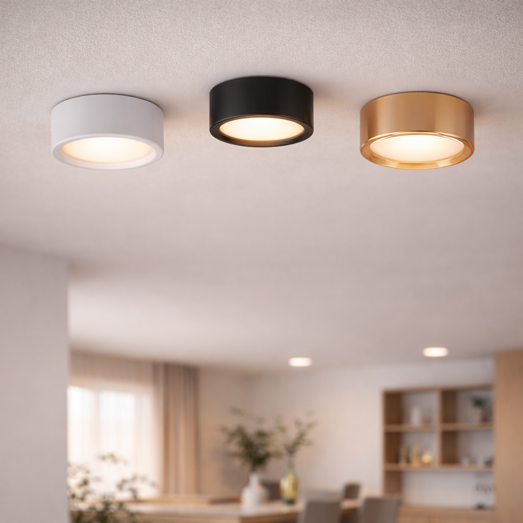 Lampa sufitowa LED okrągła ultra slim aluminiowa