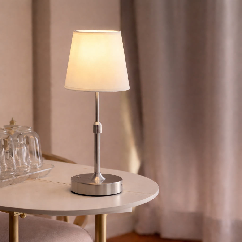 Ładowalna lampka stołowa LED w stylu retro