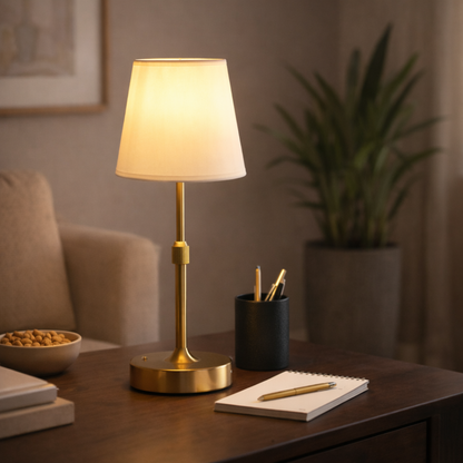 Ładowalna lampka stołowa LED w stylu retro