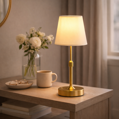 Ładowalna lampka stołowa LED w stylu retro