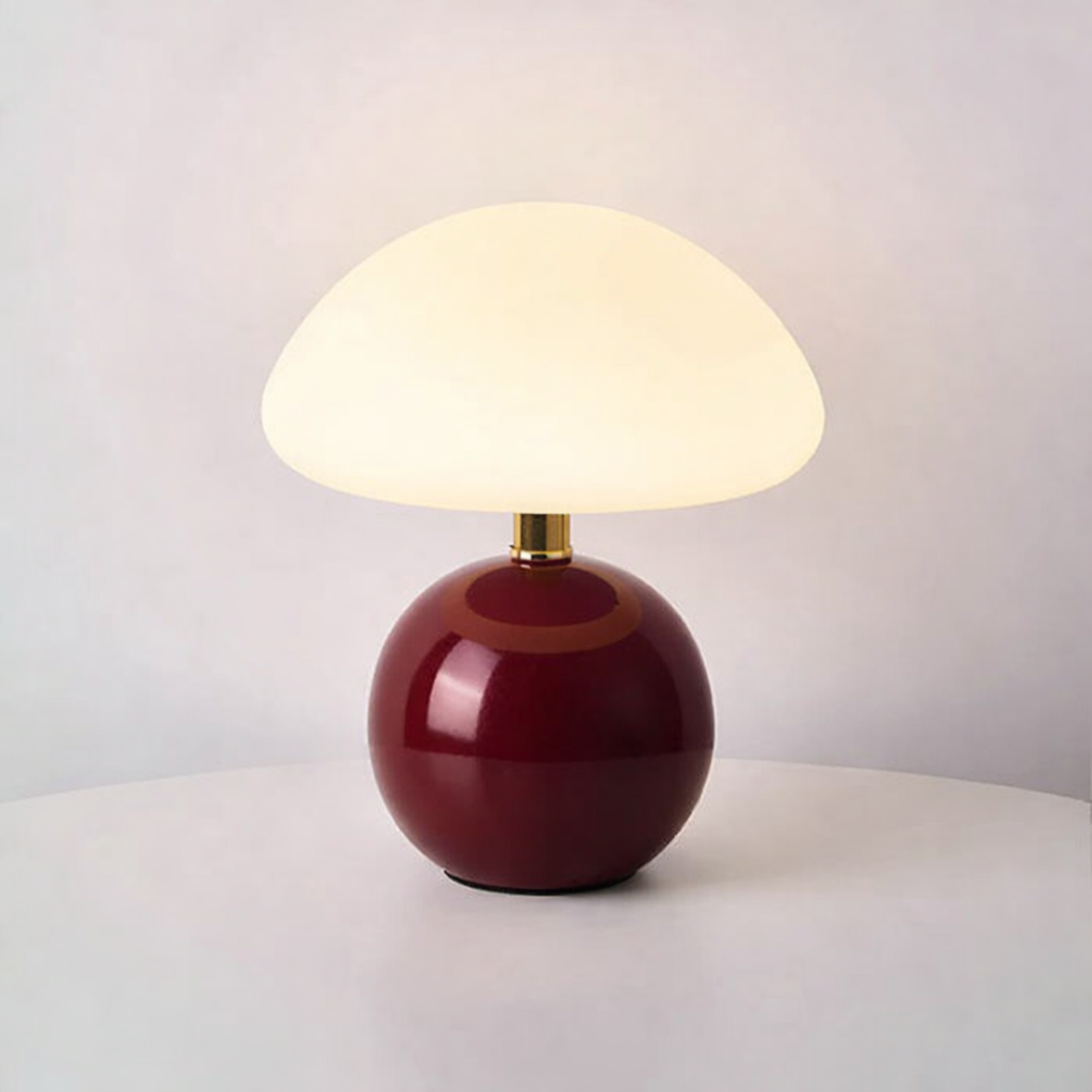 Bauhaus lampa stołowa LED w kształcie grzyba