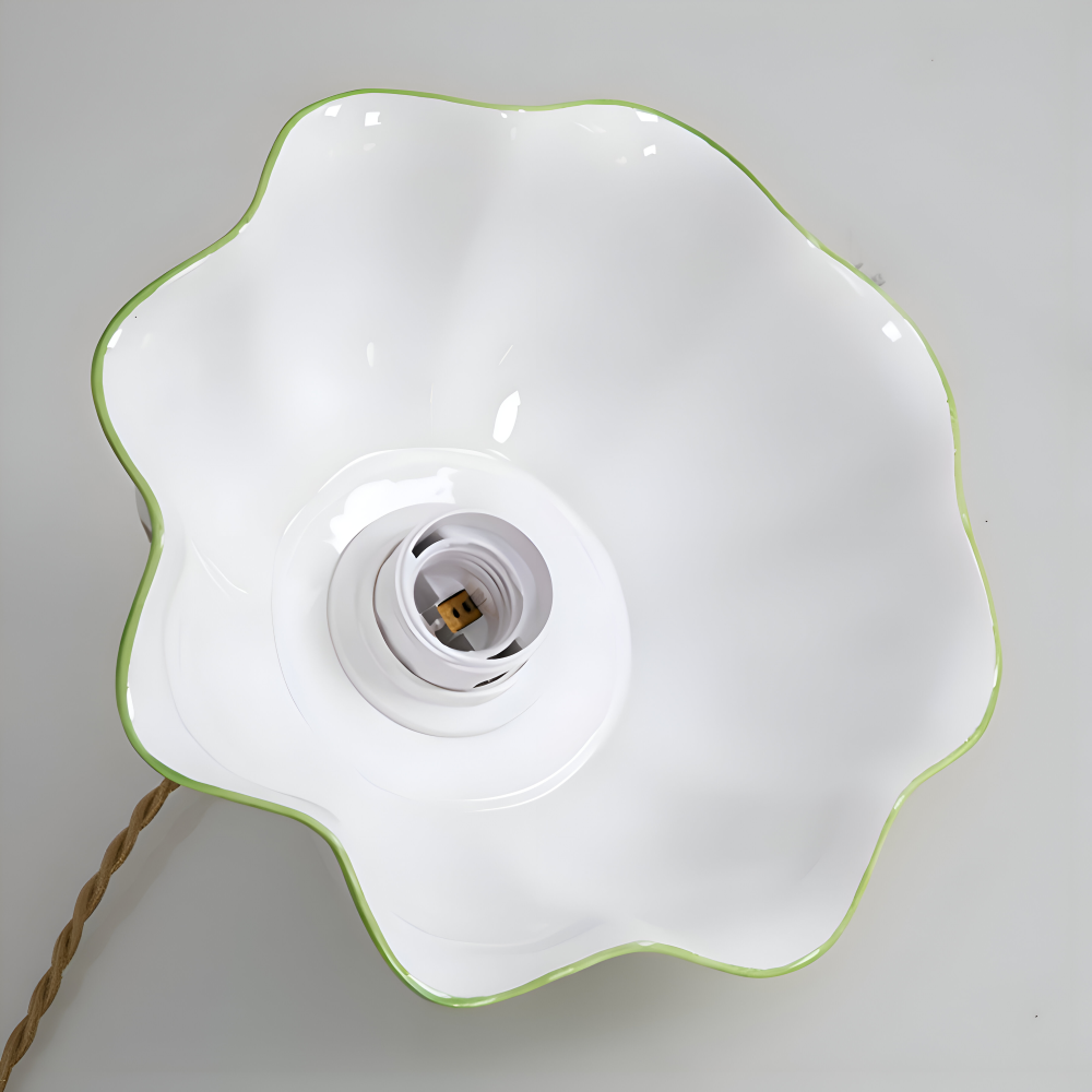 Ceramiczna lampa wisząca motyl LED do salonu