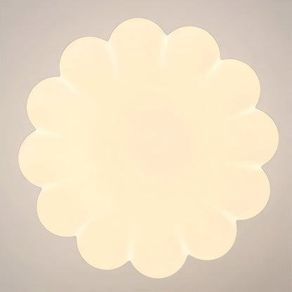 Lampa wisząca Art Deco kremowa z metalową ramą