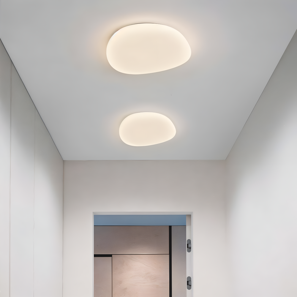 Lampa sufitowa LED z efektem kamyków ściemniana