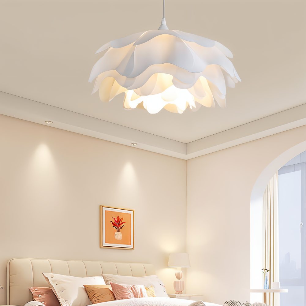 Lampa sufitowa kwiatowa LED do salonu i sypialni