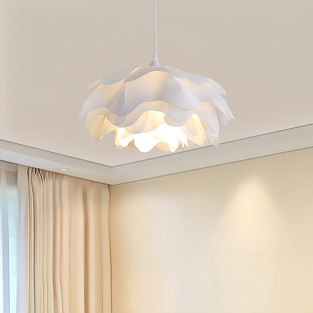 Lampa sufitowa kwiatowa LED do salonu i sypialni