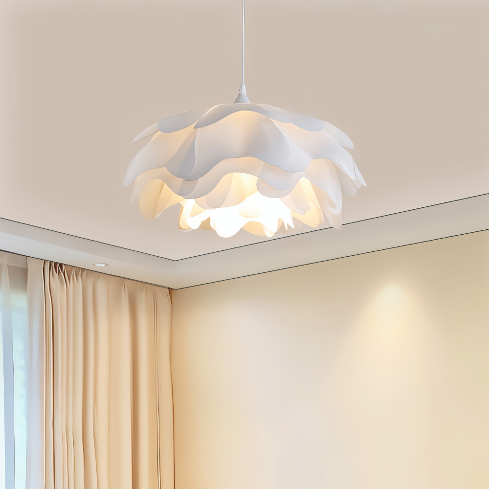 Lampa sufitowa kwiatowa LED do salonu i sypialni