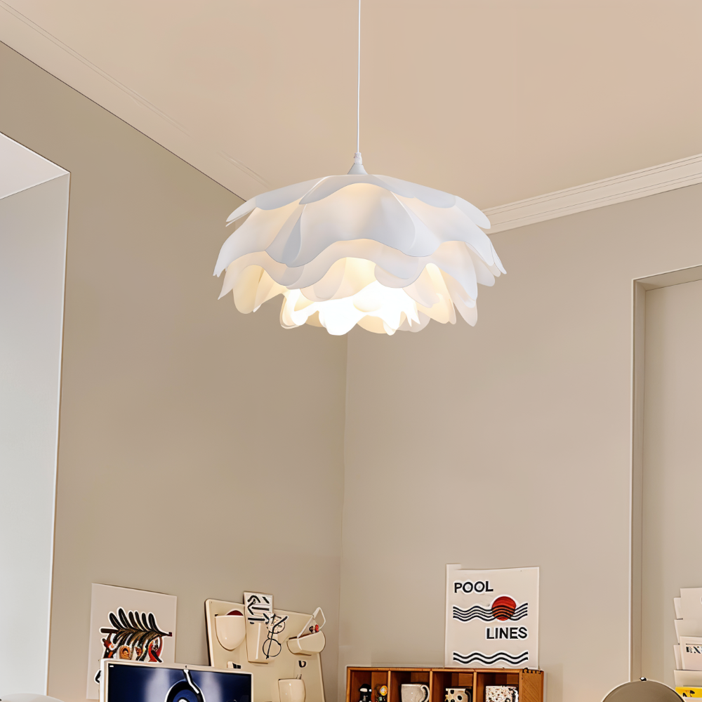 Lampa sufitowa kwiatowa LED do salonu i sypialni