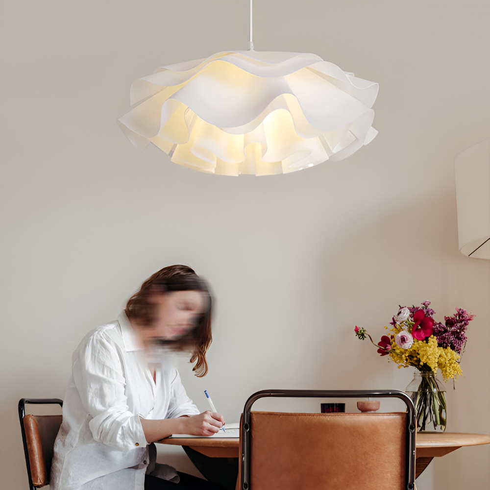 Lampa sufitowa kwiatowa LED do salonu i sypialni