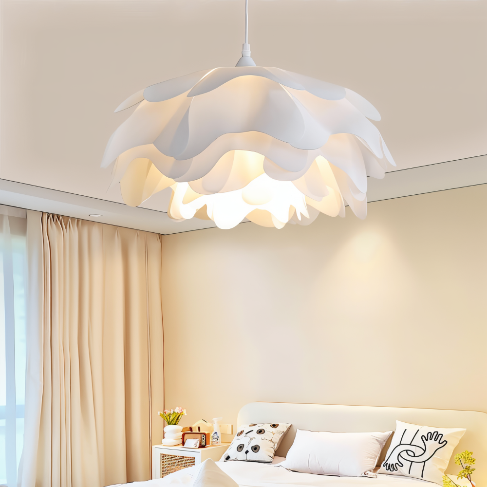Lampa sufitowa kwiatowa LED do salonu i sypialni