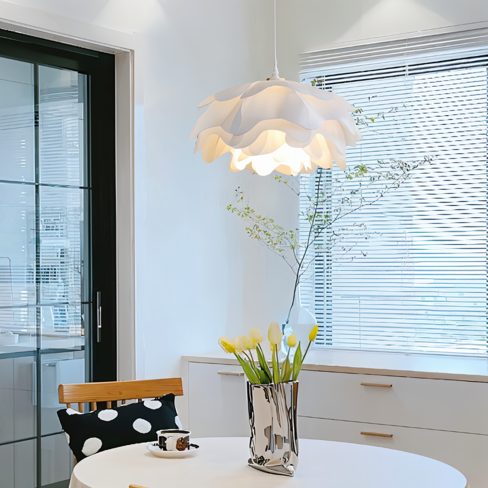 Lampa sufitowa kwiatowa LED do salonu i sypialni