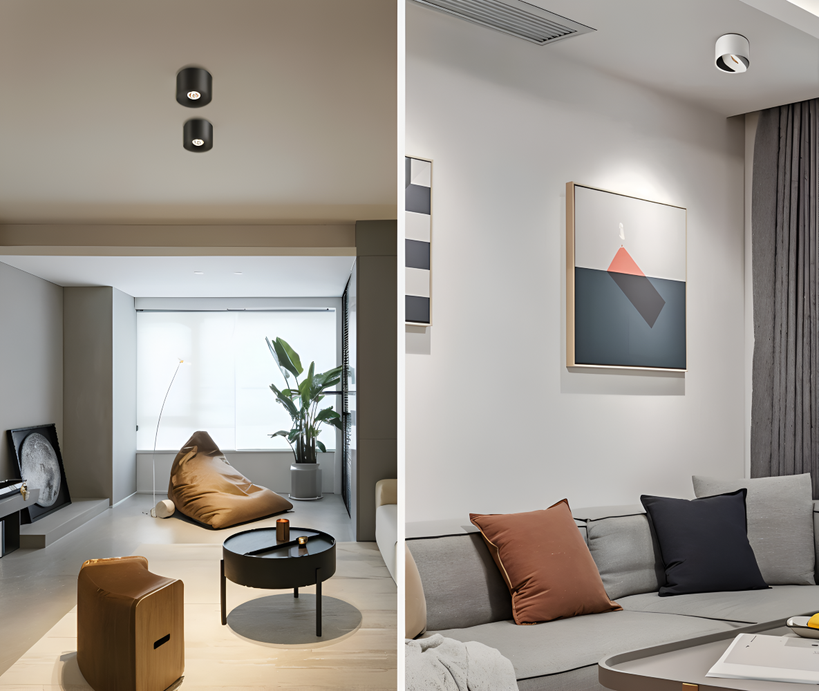 Spot LED sufitowy obrotowy 360° aluminiowy