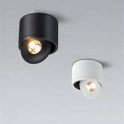 Spot LED sufitowy obrotowy 360° aluminiowy