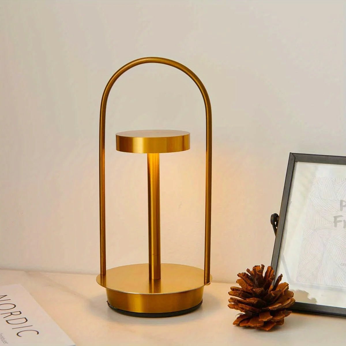 Lampa stołowa LED bezprzewodowa ściemniana USB