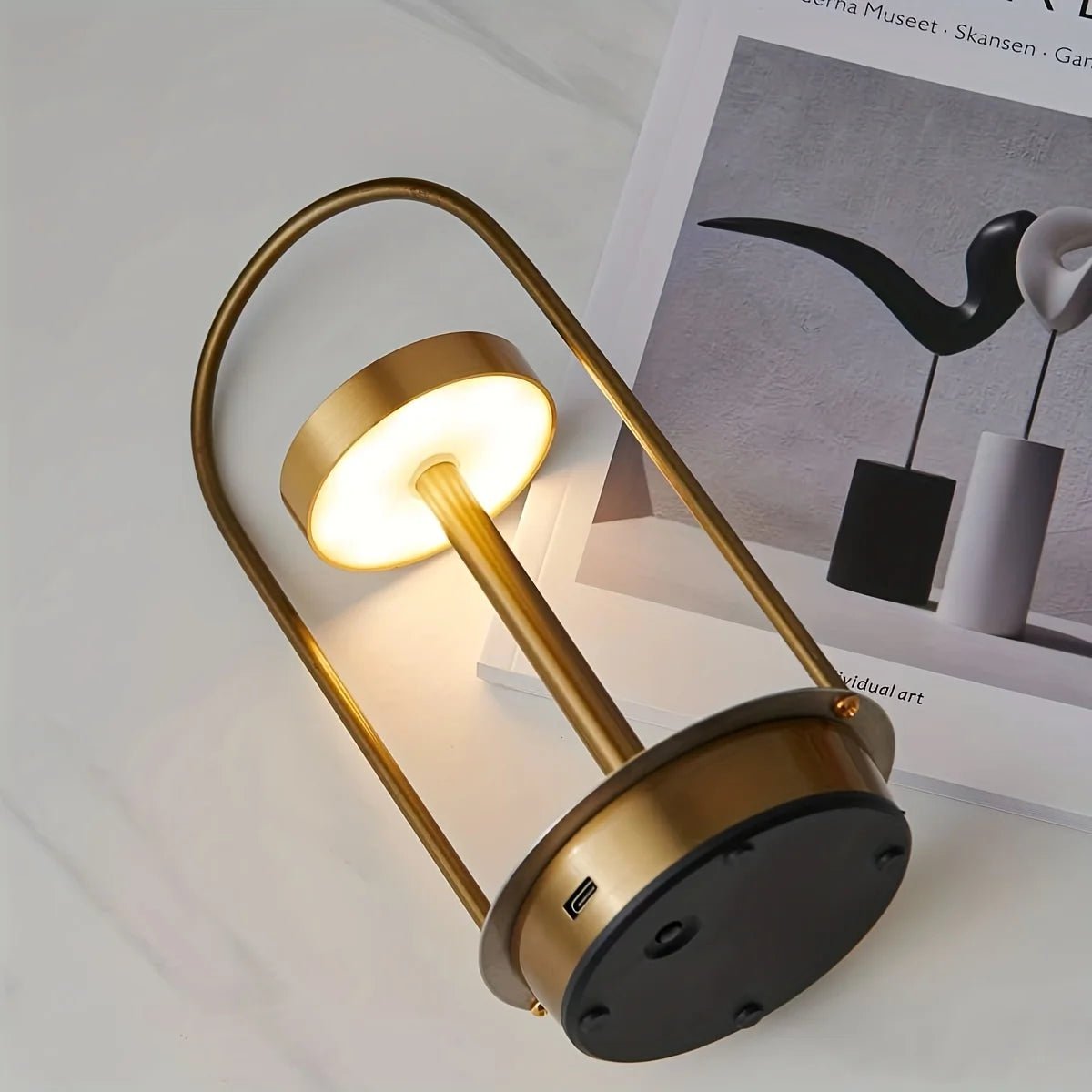 Lampa stołowa LED bezprzewodowa ściemniana USB