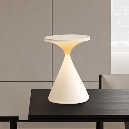 Bezprzewodowa lampa stołowa LED w kształcie klepsydry