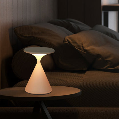 Bezprzewodowa lampa stołowa LED w kształcie klepsydry