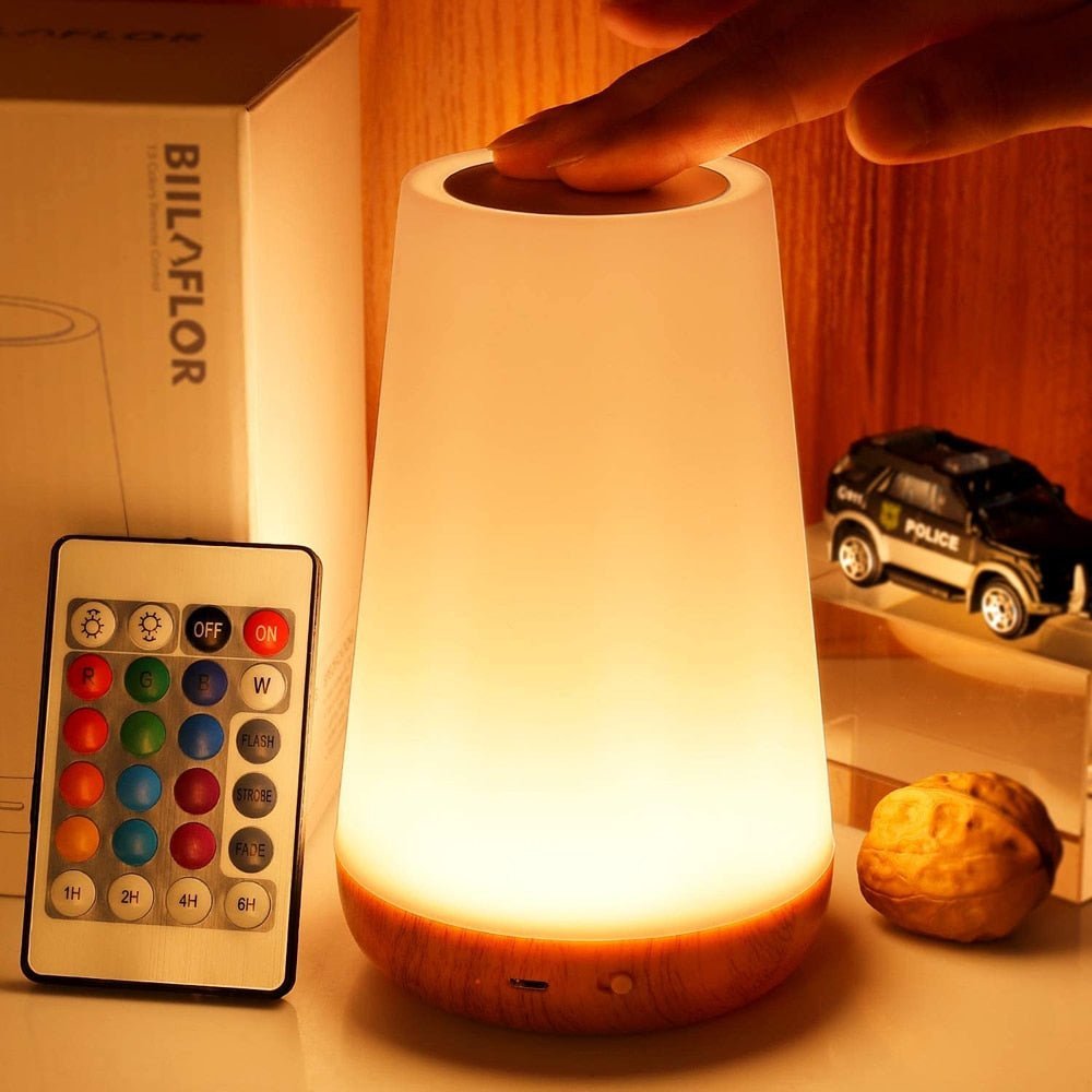 Lampa stołowa przenośna LED dotykowa ściemniana