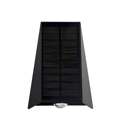Solarna lampa ścienna LED zewnętrzna góra dół IP54