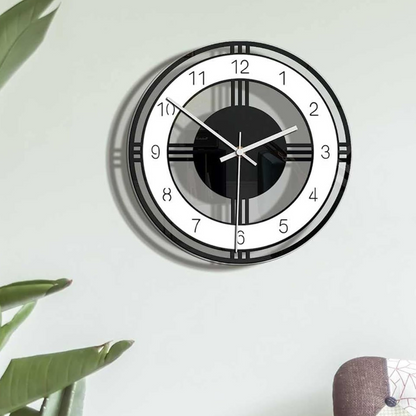 Minimalistyczny zegar ścienny 28 cm cichy quartz