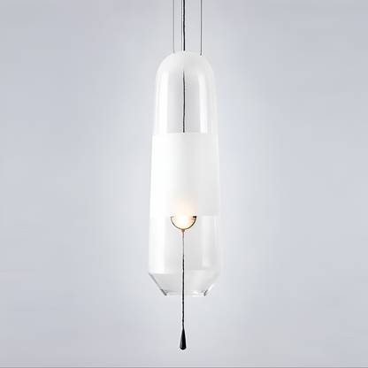 Lampa wisząca szklana vintage do salonu i jadalni