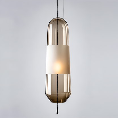 Lampa wisząca szklana vintage do salonu i jadalni