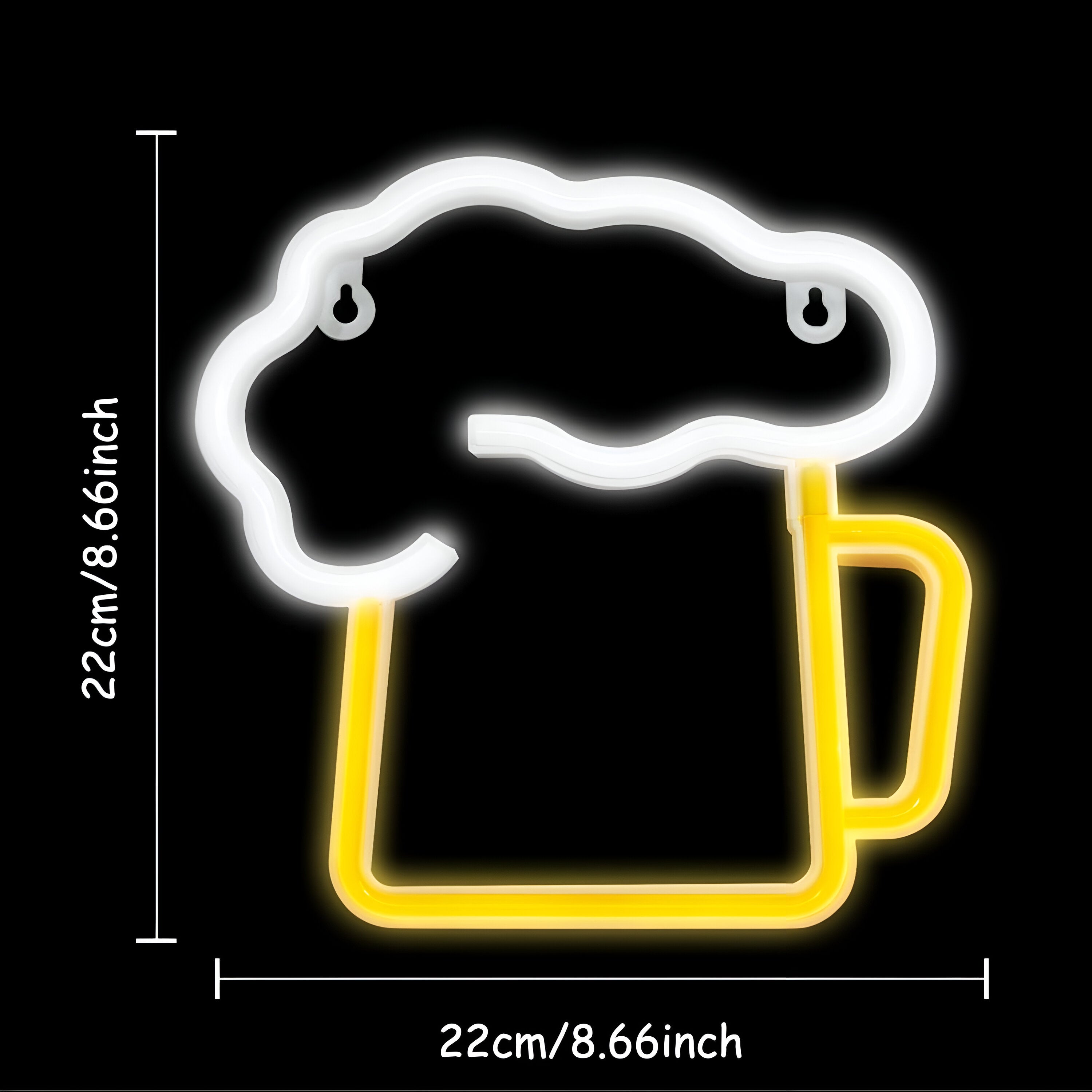 Kolorowy neon LED fast food do baru restauracji i kuchni
