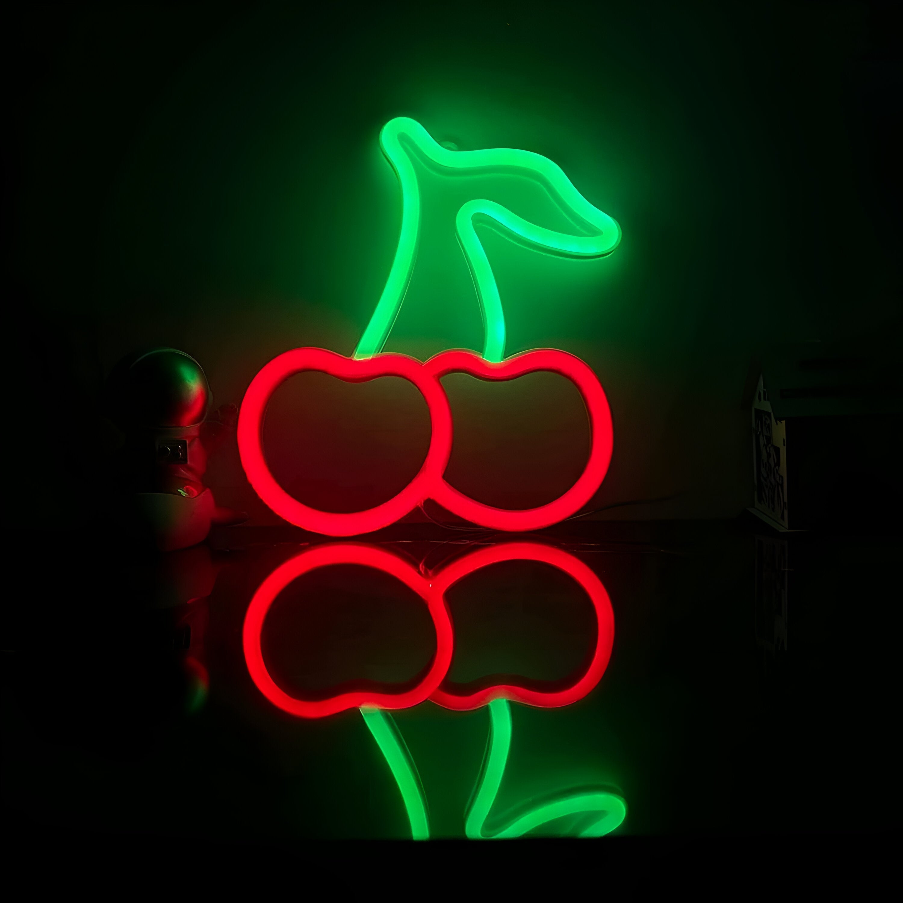 Kolorowy neon LED fast food do baru restauracji i kuchni