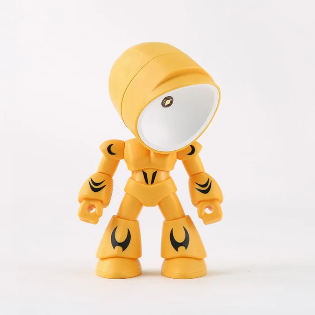 Bezprzewodowa lampka stołowa LED robot do biurka i pokoju dziecka