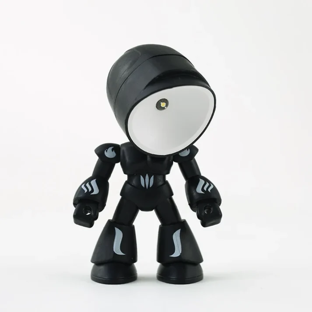 Bezprzewodowa lampka stołowa LED robot do biurka i pokoju dziecka