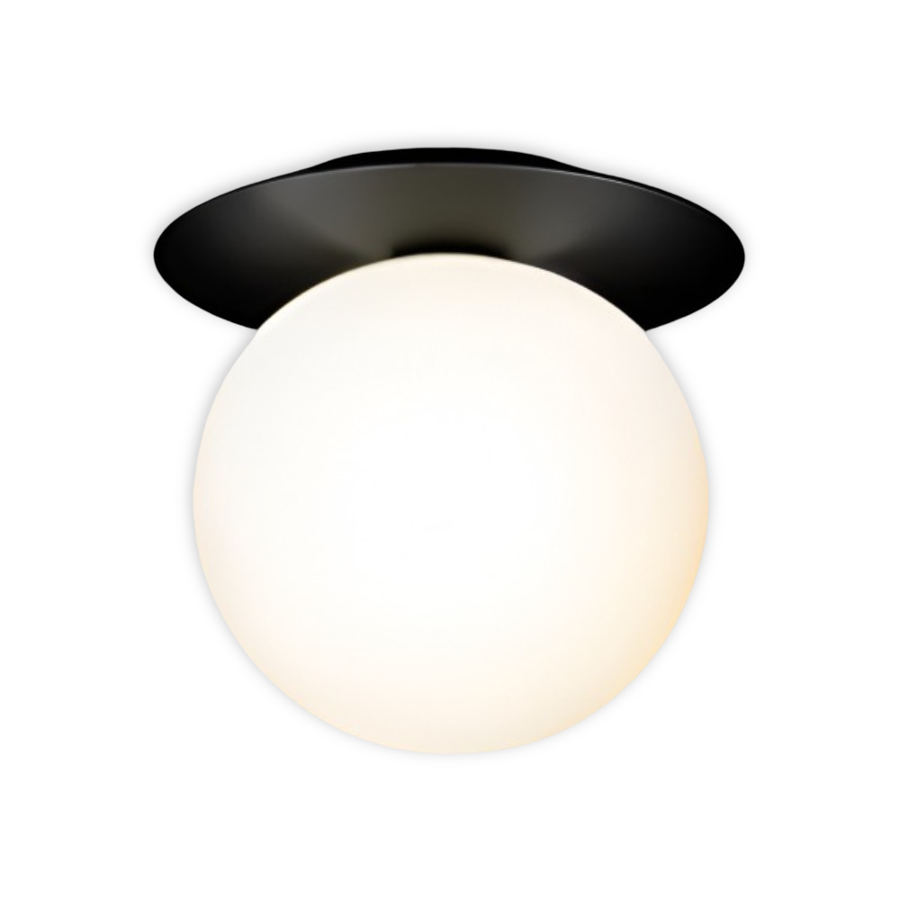 Lampa sufitowa szklana kula LED G9 do salonu i sypialni