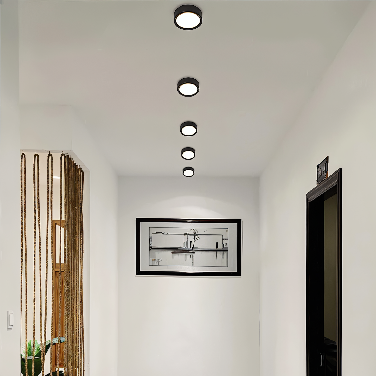 Lampa sufitowa LED okrągła ultra slim aluminiowa