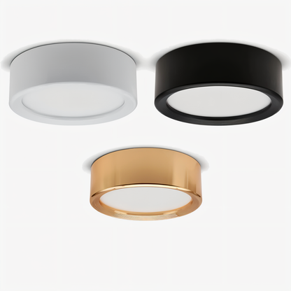 Lampa sufitowa LED okrągła ultra slim aluminiowa