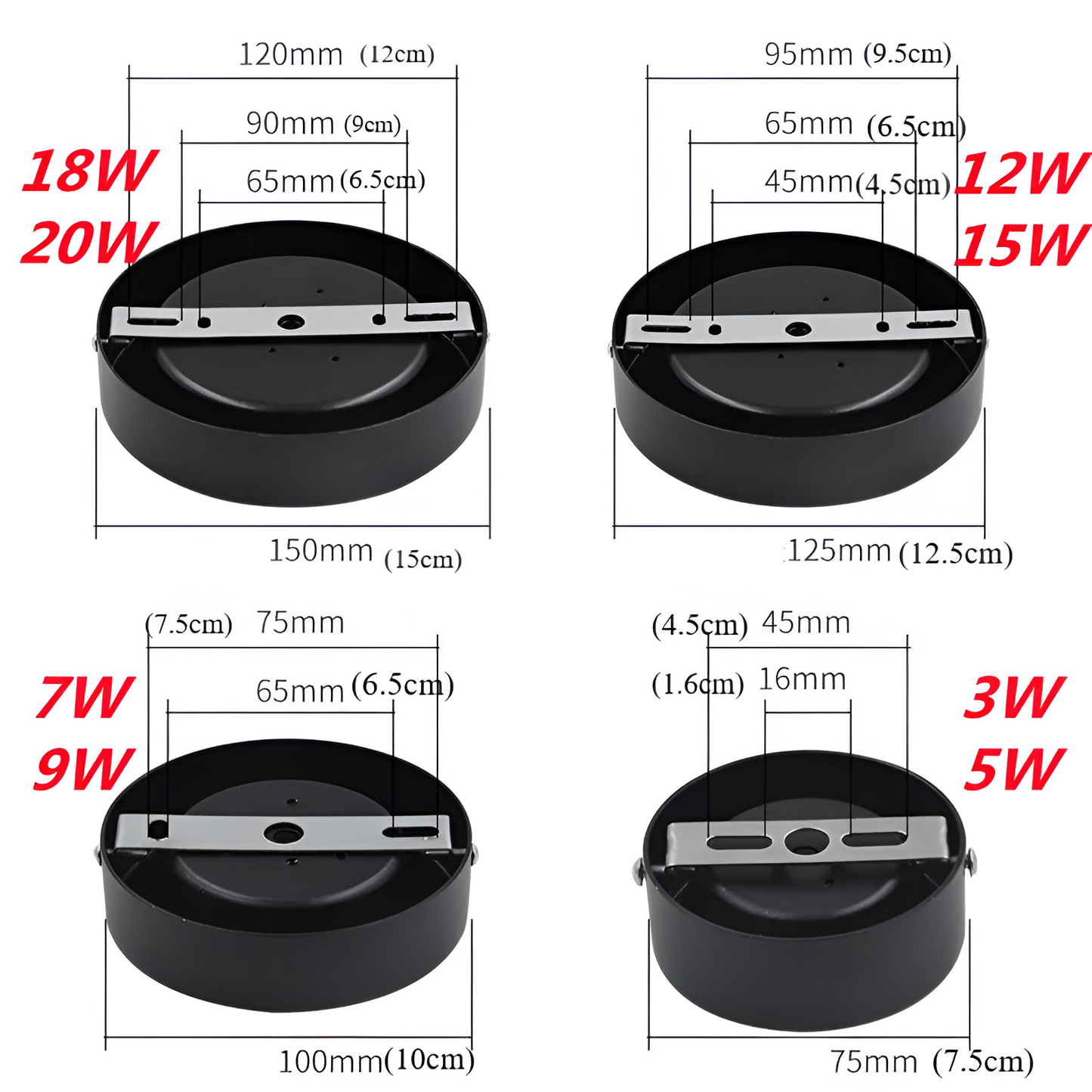 Lampa sufitowa LED okrągła ultra slim aluminiowa