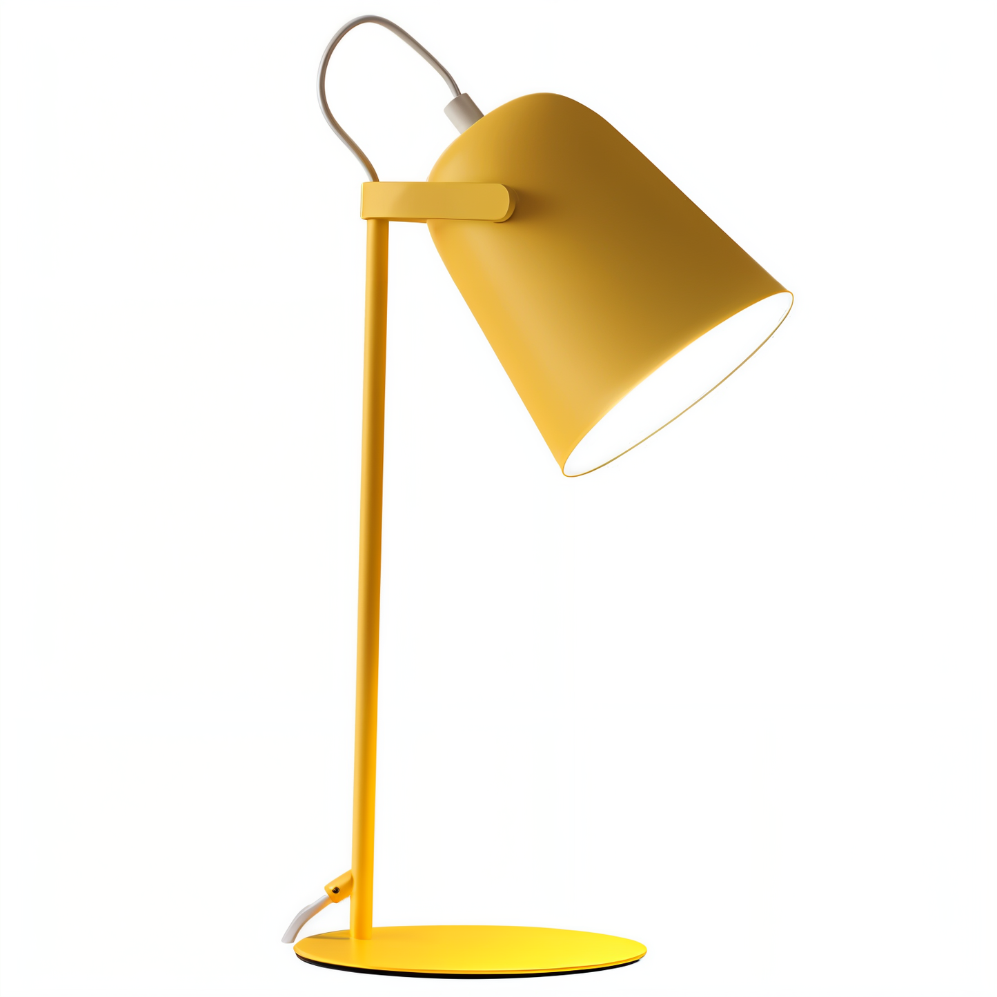 Kolorowa lampka biurkowa metalowa z regulowanym ramieniem