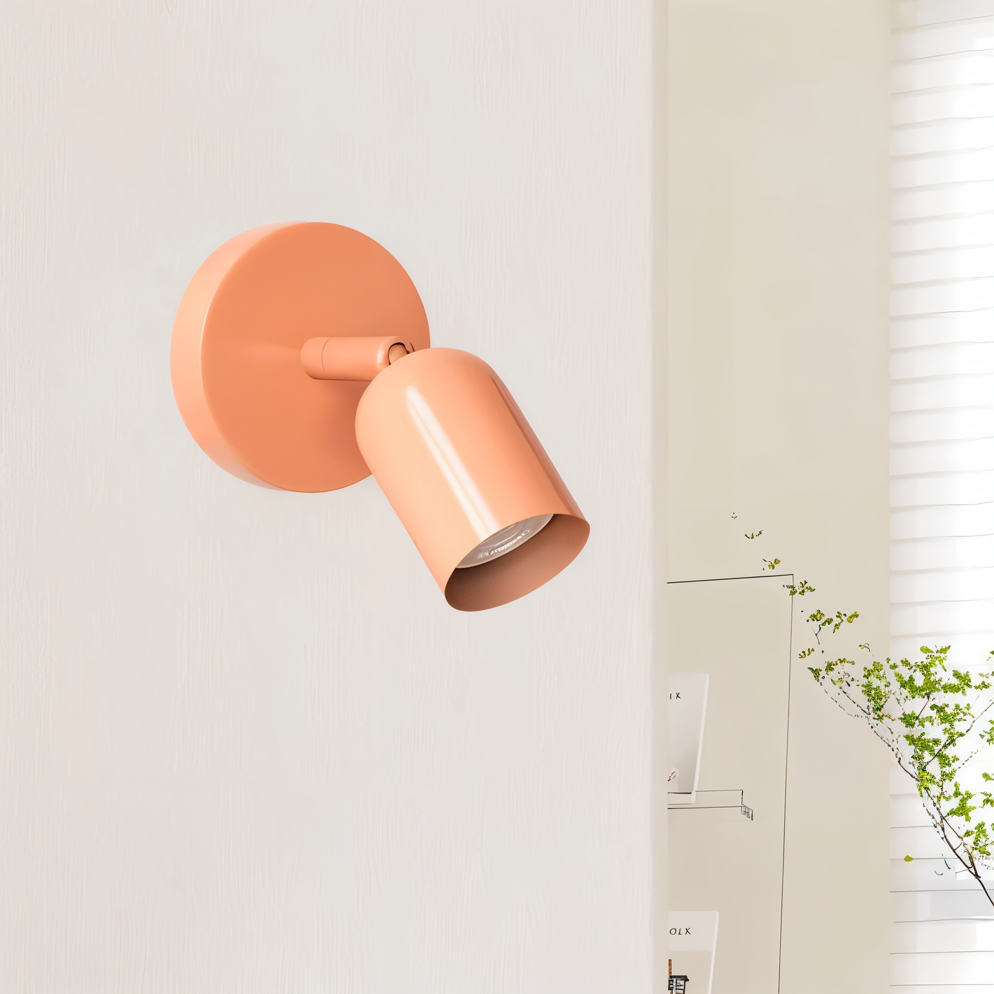 Kolorowa półokrągła lampa ścienna LED 5W