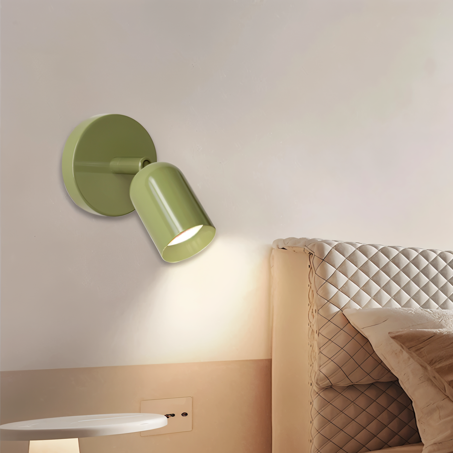 Kolorowa półokrągła lampa ścienna LED 5W