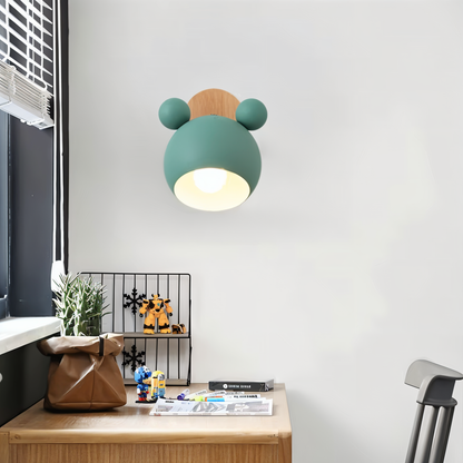 Kolorowa lampa ścienna do pokoju dziecka E27