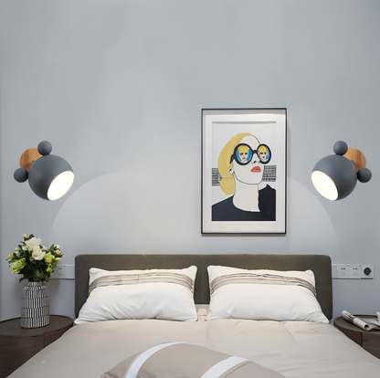Kolorowa lampa ścienna do pokoju dziecka E27