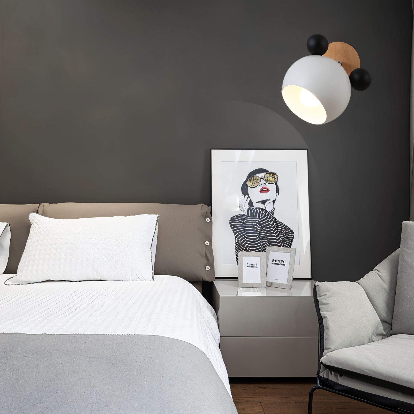 Kolorowa lampa ścienna do pokoju dziecka E27