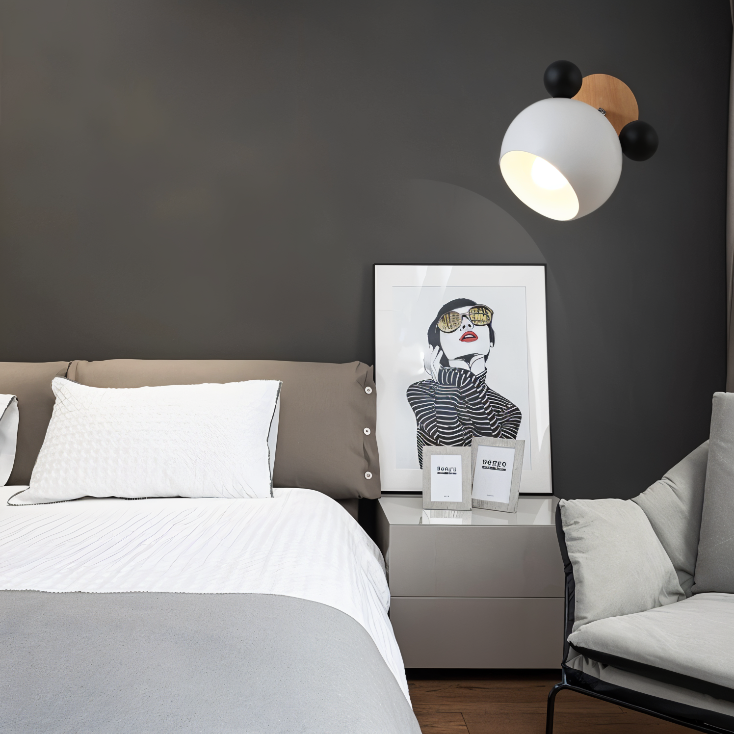Kolorowa lampa ścienna do pokoju dziecka E27