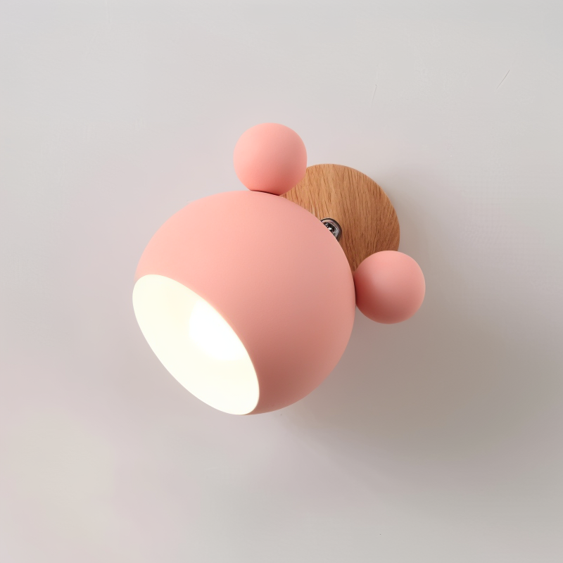 Kolorowa lampa ścienna do pokoju dziecka E27